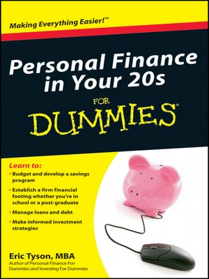 cover image of Personal Finance in Your 20s For Dummies